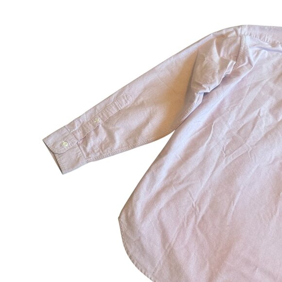 Taylor Stitch 100% Organic Cotton Light Pink Button Down Shirt Top Size 46 XL - Picture 10 of 12